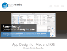 Tablet Screenshot of marcfearby.com
